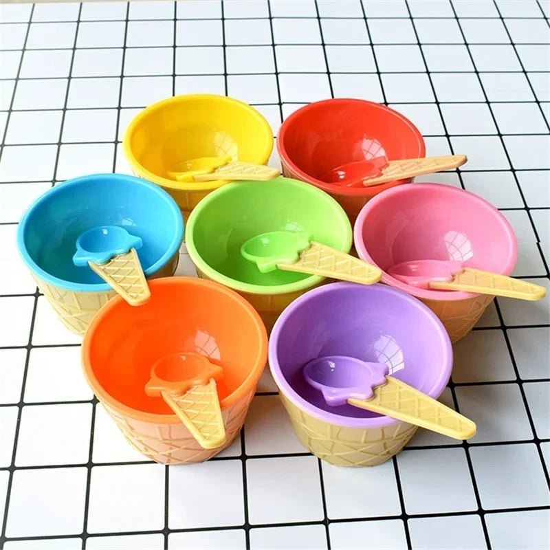 bols à crème glacée et cuillères assorties pour enfants - Prati - Kitchen