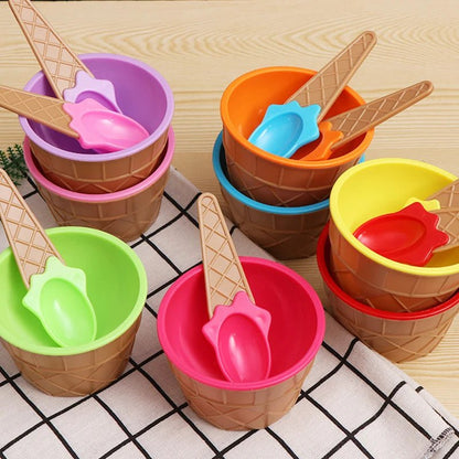 bols à crème glacée et cuillères assorties pour enfants - Prati - Kitchen