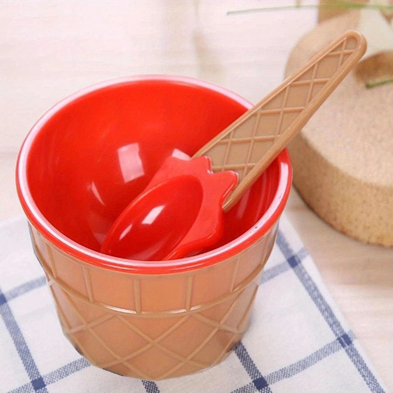 bols à crème glacée et cuillères assorties pour enfants - Prati - Kitchen