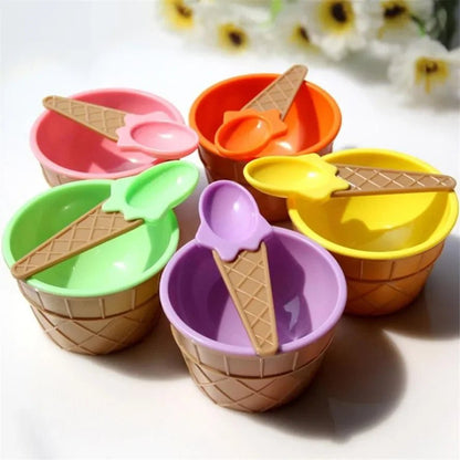 bols à crème glacée et cuillères assorties pour enfants - Prati - Kitchen