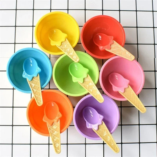 bols à crème glacée et cuillères assorties pour enfants - Prati - Kitchen