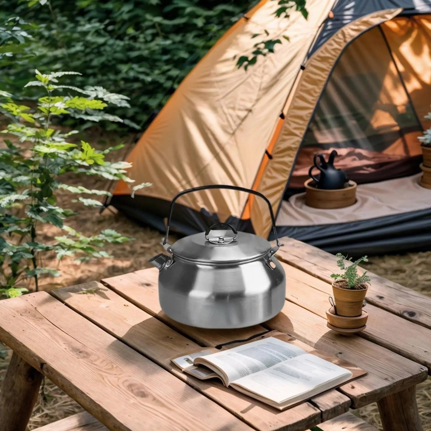 Bouilloire camping acier inoxydable 0.8l - Prati - Kitchen