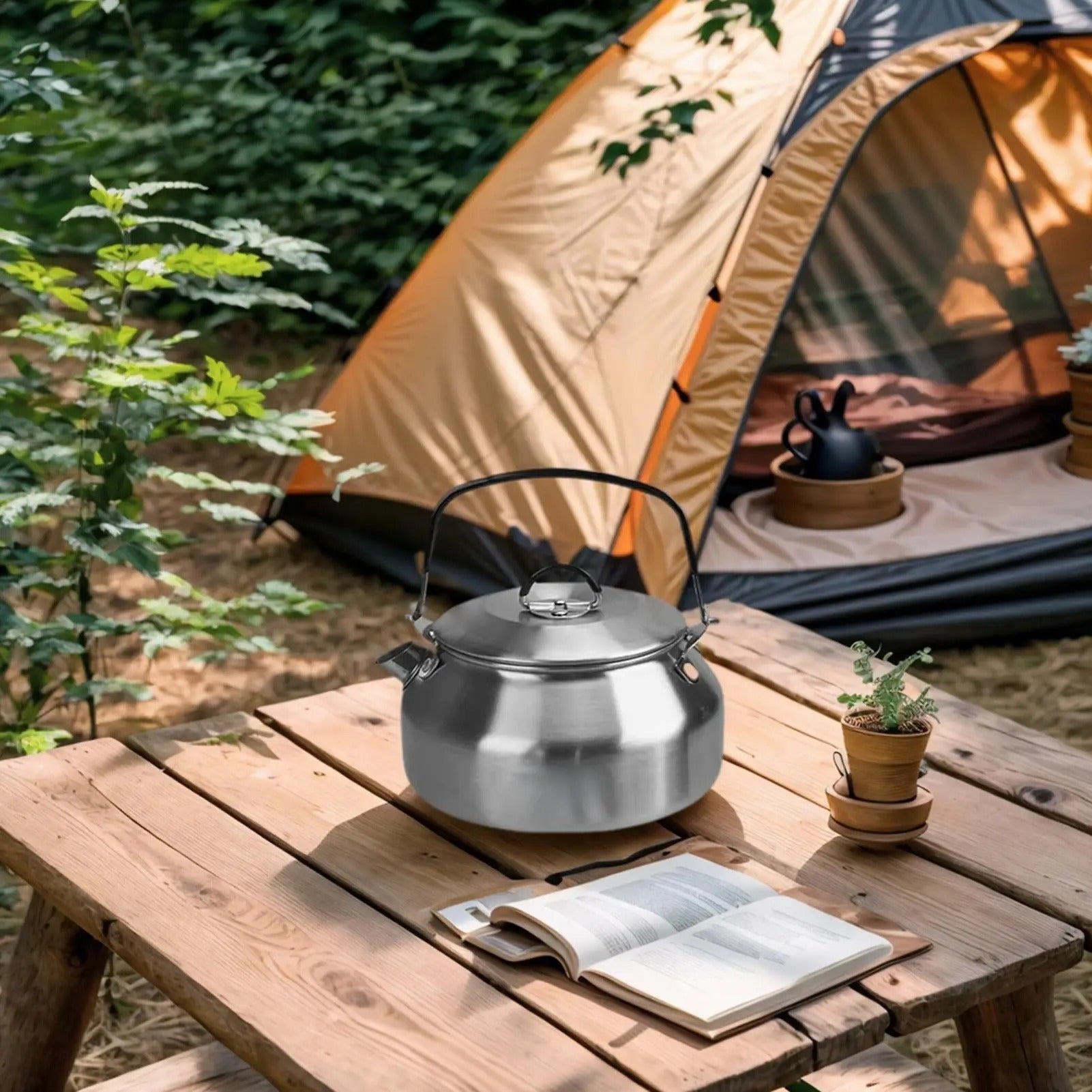 Bouilloire camping acier inoxydable 0.8l - Prati - Kitchen
