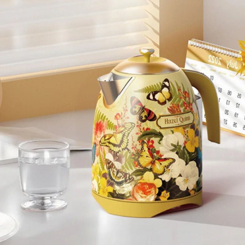 bouilloire électrique rétro 1,7 L sans fil en acier inoxydable - Prati - Kitchen