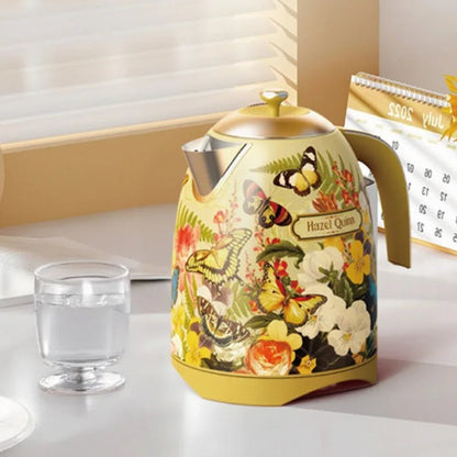 bouilloire électrique rétro 1,7 L sans fil en acier inoxydable - Prati - Kitchen