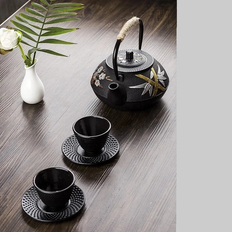 Bouilloire ( TETSUBIN) à eau bouillante japonaise en fonte non émaillée - Prati - Kitchen