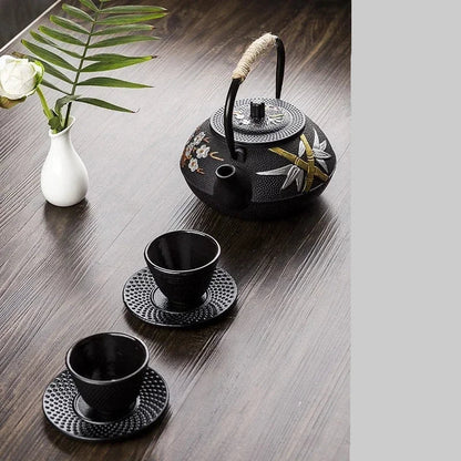 Bouilloire ( TETSUBIN) à eau bouillante japonaise en fonte non émaillée - Prati - Kitchen