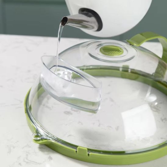 bouilloire versant eau cloche micro-ondes