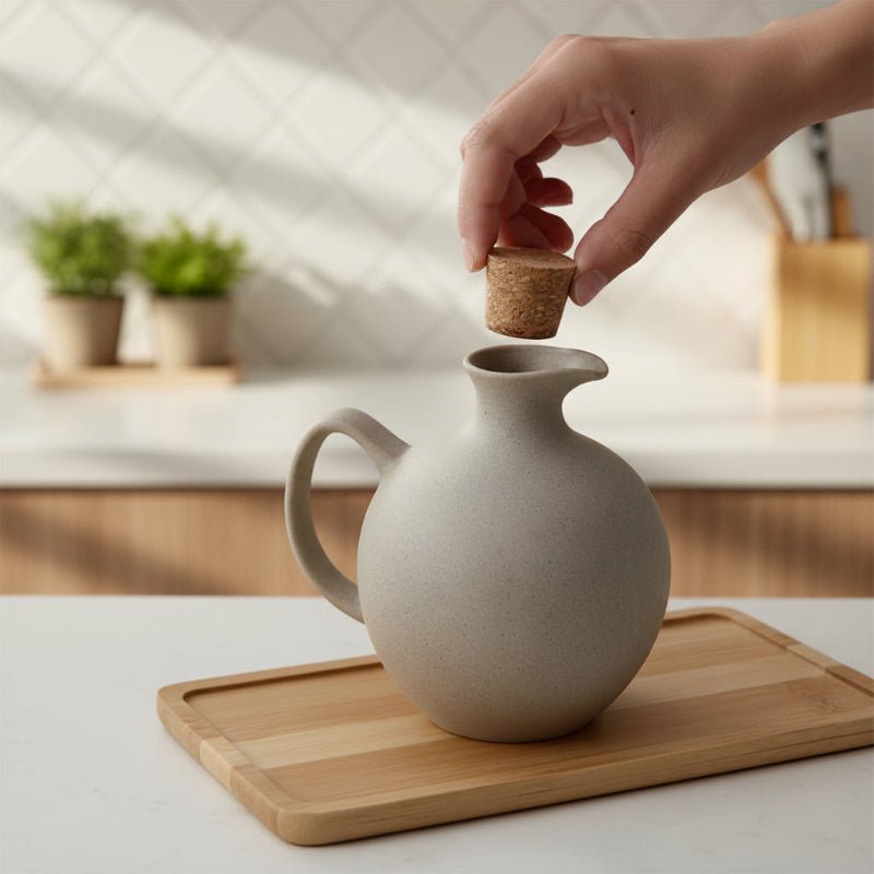 Bouteille huile poterie grossière - Prati - Kitchen
