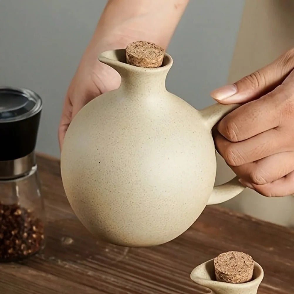 Bouteille huile poterie grossière - Prati - Kitchen