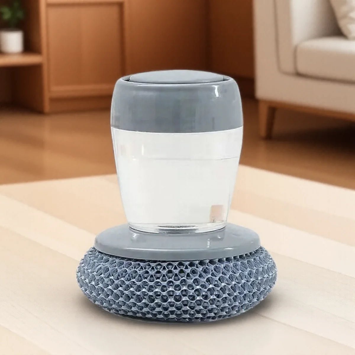 Brosse à vaisselle avec distributeur de savon | Brosse récurage casseroles avec têtes PET - Prati - Kitchen