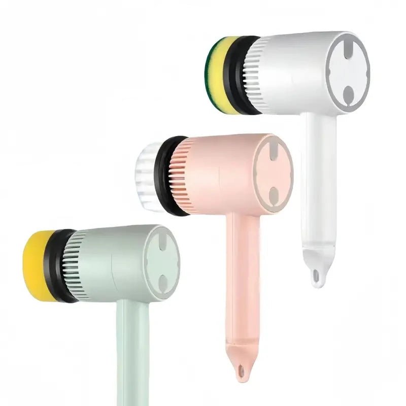 Brosse de Nettoyage Électrique Sans Fil Portable | Kit 2 Têtes Rotatives et Récurage Rechargeable - Prati - Kitchen