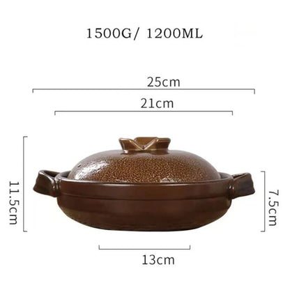 Casserole en argile 1,2l haute température - Prati - Kitchen