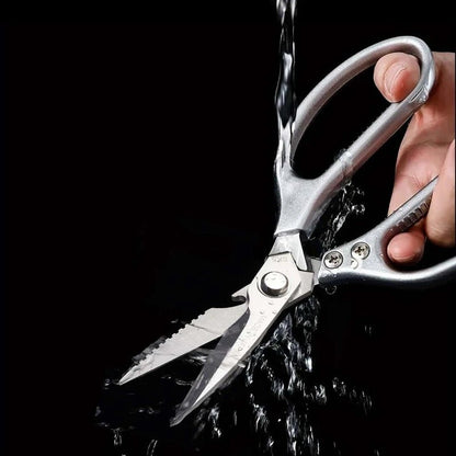 Ciseaux de Cuisine Professionnels | Cisaille à Volaille et Poissons | Lame en Acier Inoxydable Haute Résistance | Poignée Ergonomique en Alliage d'Aluminium - Prati - Kitchen