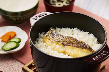 Cocotte à riz en fonte 16cm HAPPINESS | four hollandais 1.5l noir - Prati - Kitchen