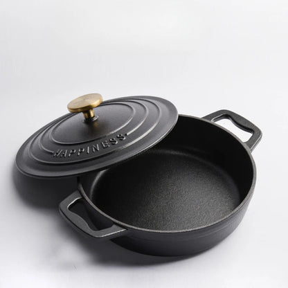 Cocotte en Fonte Émaillée 23cm | Multifonctionnelle (Soupe, Fruits de Mer et Ragoût) - Facile à Nettoyer - Prati - Kitchen