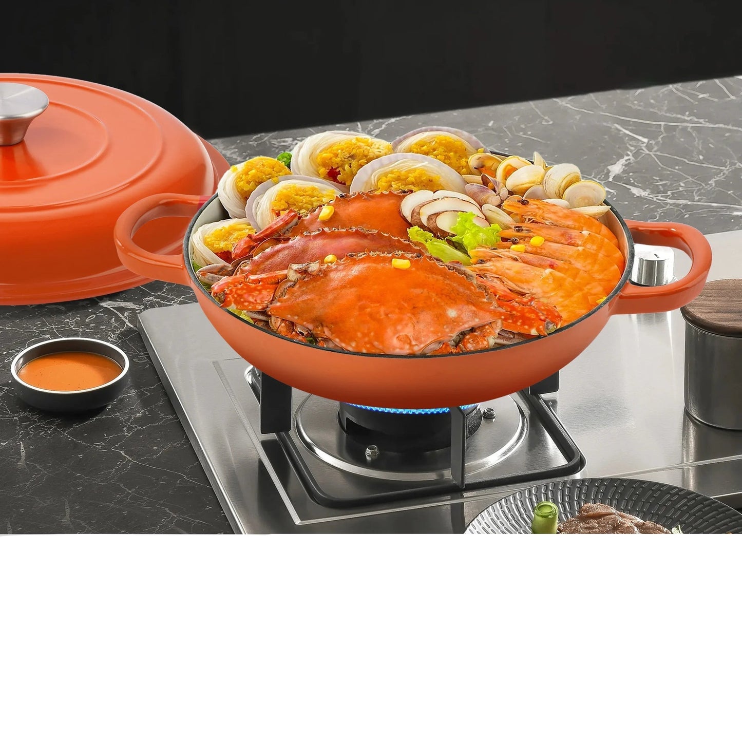 cocotte en fonte émaillée | 7 Pièces - Prati - Kitchen