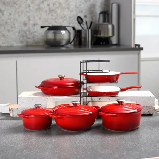 cocotte en fonte émaillée | 7 Pièces - Prati - Kitchen