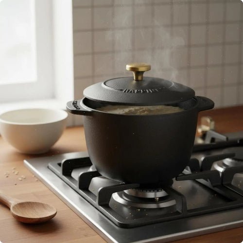 Cocotte en fonte noire 16cm 1.5l - Prati-Kitchen