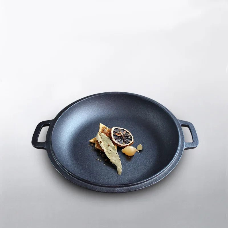 cocotte en fonte ronde avec couvercle grill 2 en 1 - Prati - Kitchen