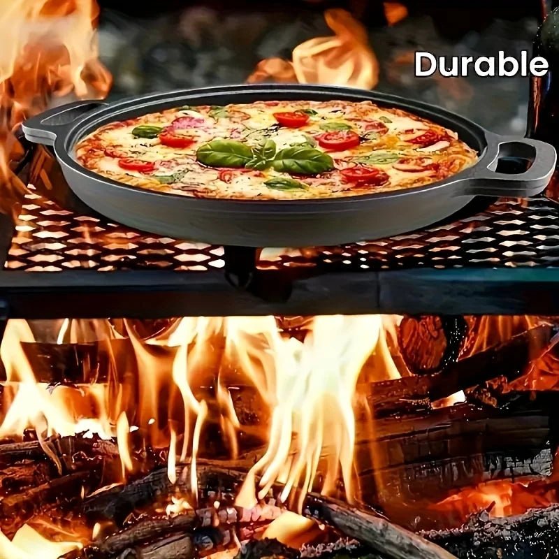 cocotte en fonte ronde avec couvercle grill 2 en 1 - Prati - Kitchen