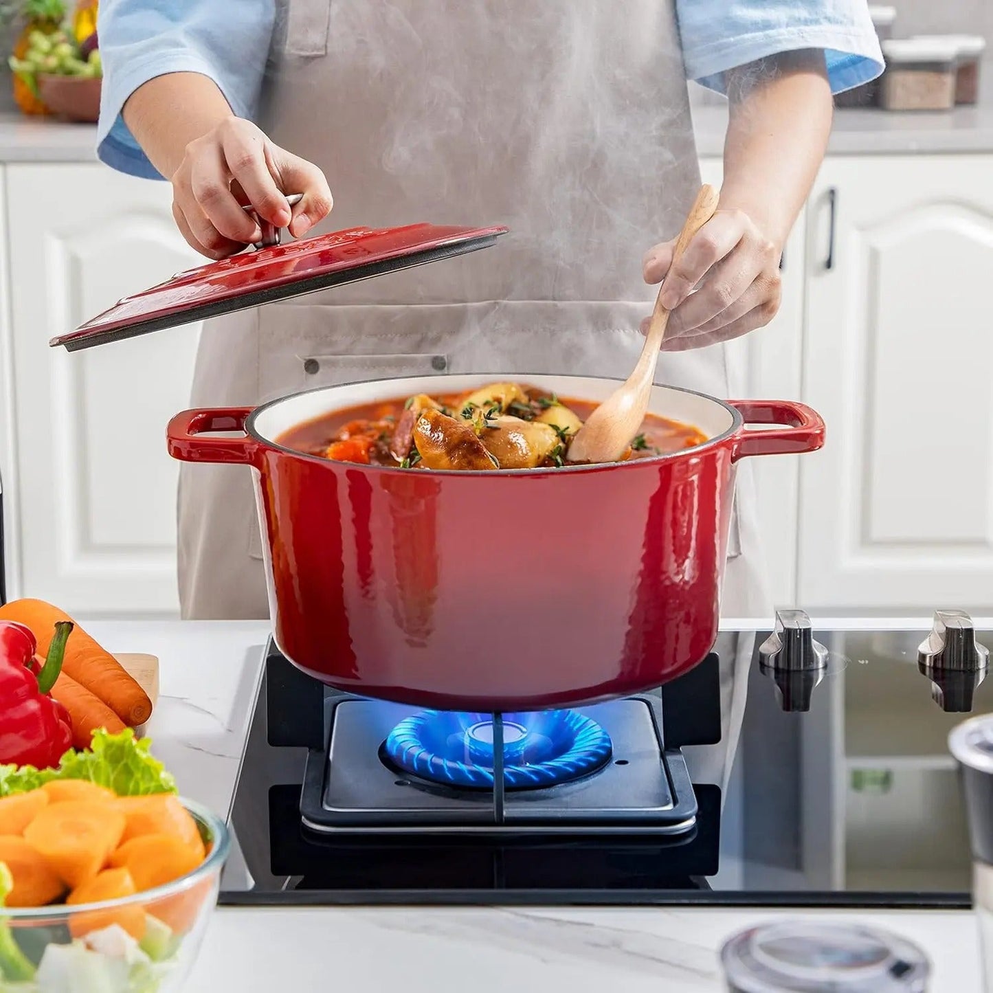 Cocotte fonte émaillée 5 pièces - Prati - Kitchen