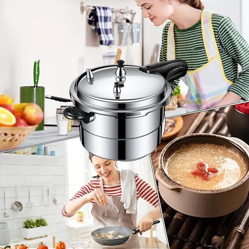 cocotte- minute- 8- litres- Inox- : avec- une- mere- qui- cuisine