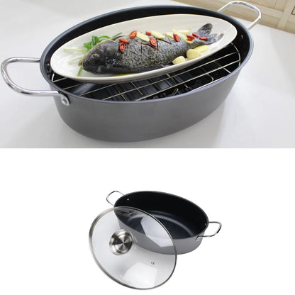 COOKER KING | Pot à Poisson Ovale Vapeur Antiadhésif en Fer - Prati - Kitchen