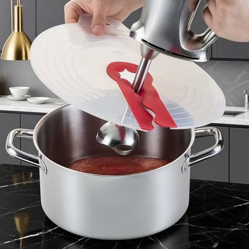 Couvercle Anti - Projection Universel (Silicone Platine) - Prati - Kitchen