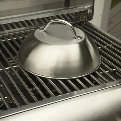 Couvercle Polyvalent en Acier Inoxydable (Inox) pour Four | Accessoire Indispensable pour Camping et Cuisine Extérieure - Prati - Kitchen