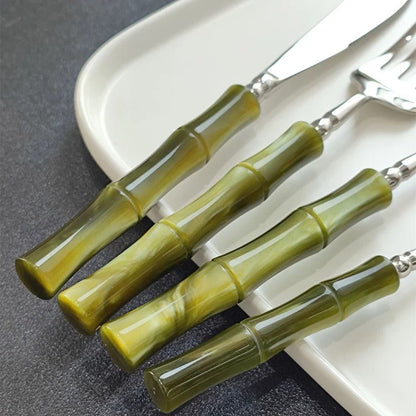 Couverts acier inoxydable et bambou - Prati - Kitchen