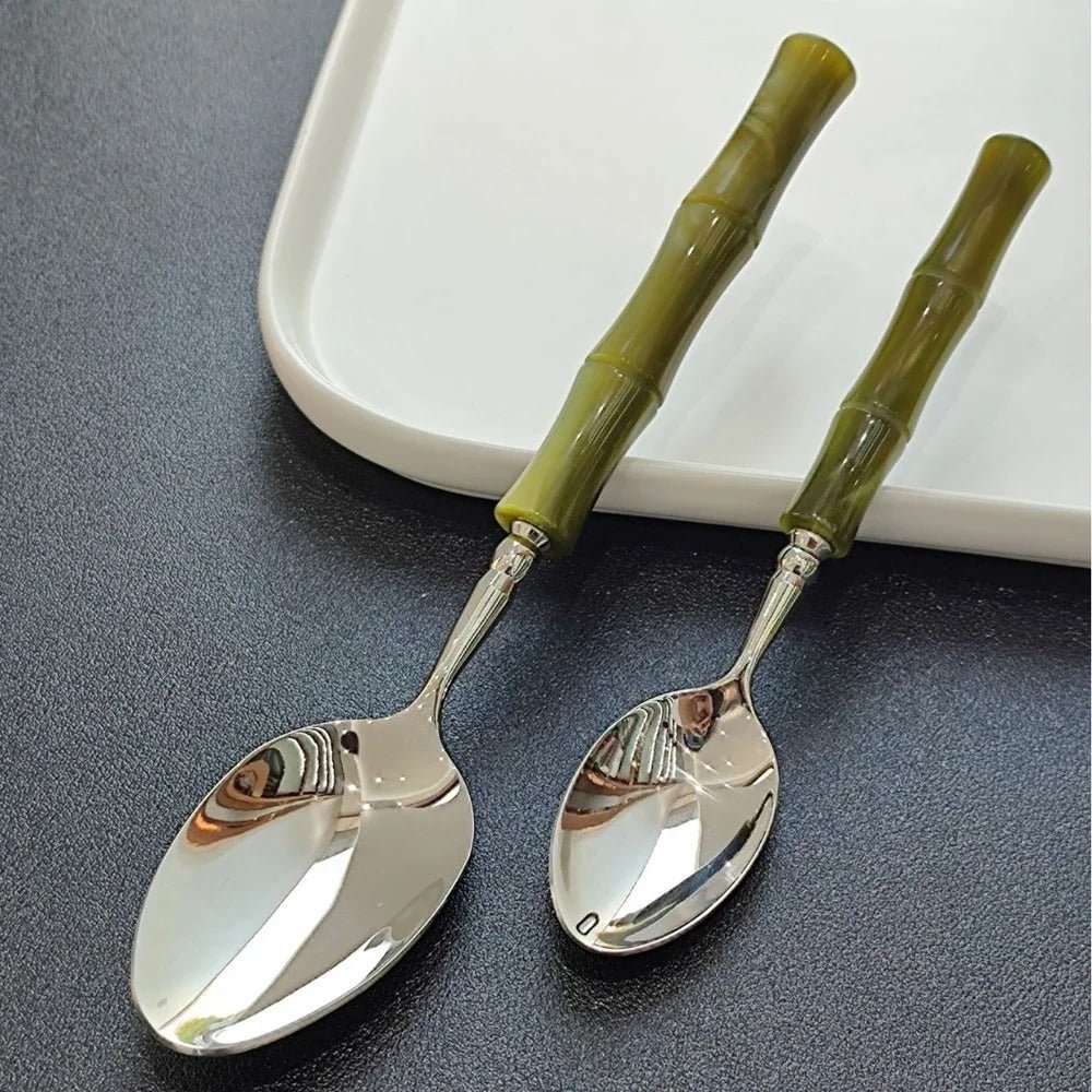 Couverts acier inoxydable et bambou - Prati - Kitchen
