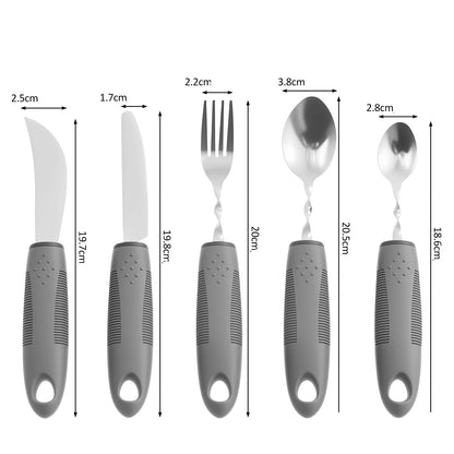 couverts ergonomiques Lestés Anti - Tremblement pliables pour | Parkinson, Arthrite et Seniors - Prati - Kitchen