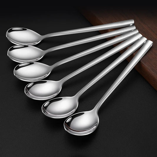 cuillère à soupe à long manche en acier inoxydable - lot de 20 - Prati - Kitchen