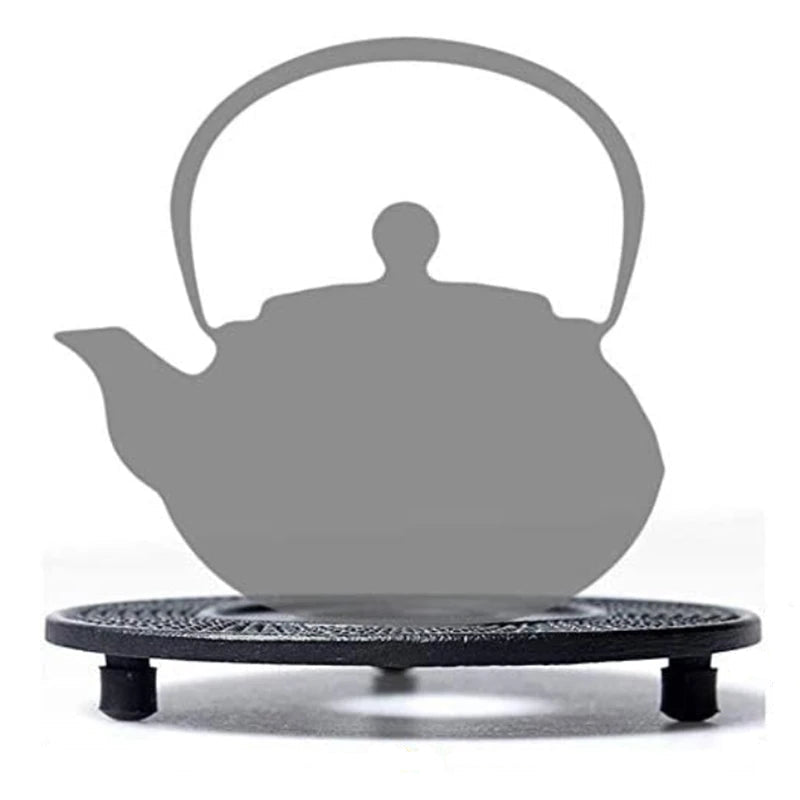 Dessous de Plat en Fonte Japonaise pour Théière et Bouilloire | 13cm | Isolation Thermique Haute Résistance | Style Traditionnel - Prati - Kitchen