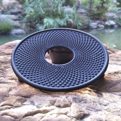Dessous de Plat en Fonte Japonaise pour Théière et Bouilloire | 13cm | Isolation Thermique Haute Résistance | Style Traditionnel - Prati - Kitchen