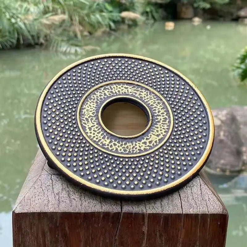 Dessous de Plat en Fonte Japonaise pour Théière et Bouilloire | 13cm | Isolation Thermique Haute Résistance | Style Traditionnel - Prati - Kitchen