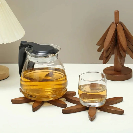 Dessous de Plats, Tasses, Casseroles en Bois Massif Design (Anti - Brûlure) - Prati - Kitchen