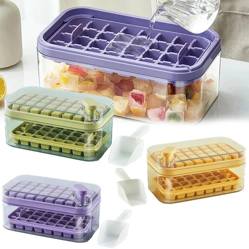 différents couleur du bac à glaçons