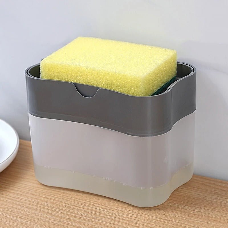 Distributeur liquide vaisselle porte éponge - Prati - Kitchen