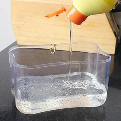 Distributeur liquide vaisselle porte éponge - Prati - Kitchen