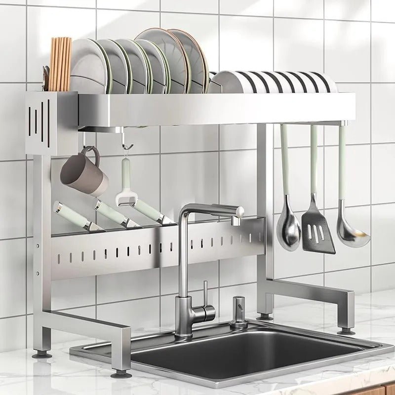 Égouttoir vaisselle extensible inox - Prati-Kitchen