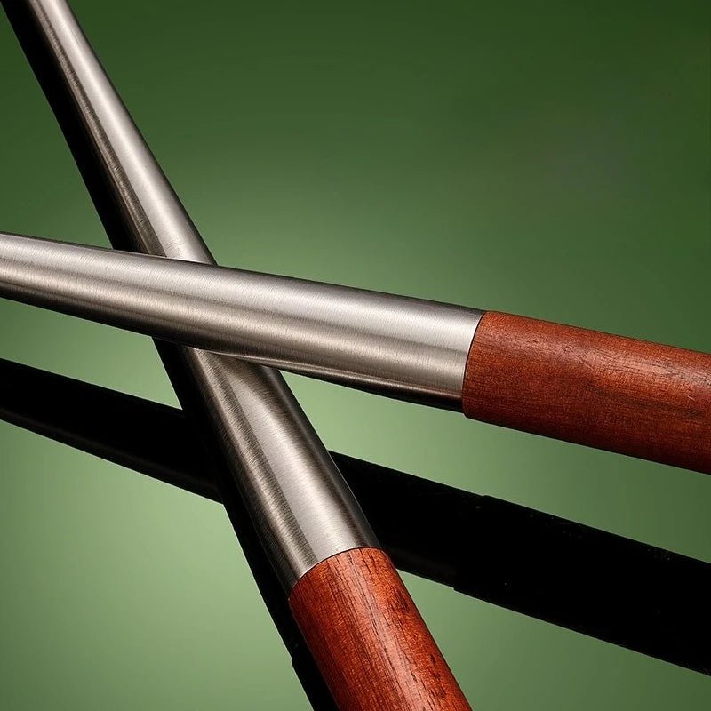 Ensemble 4 Ustensiles Wok Acier Inoxydable Manche Long (Spatule et Louche Pro) - Prati - Kitchen