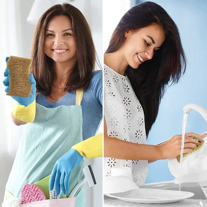 Éponge à récurer naturelle en noix de coco | 6 pièces - Prati - Kitchen