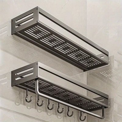 Étagère à Épices Murale Multifonction à Crochets | Rangement Cuisine - Prati - Kitchen