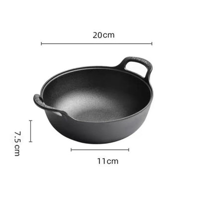 faitout- en- fonte - cocotte- ronde- avec couvercle : ces- dimensions