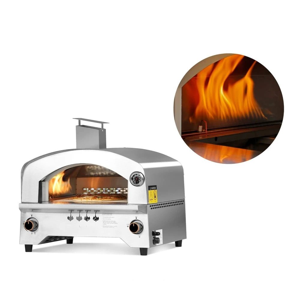 feu du four à pizza