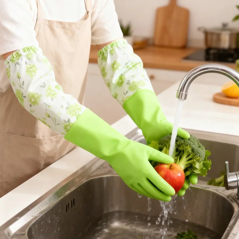 Gants d'Hiver Imperméables Longs | Doublure Polaire pour Vaisselle et Ménage - Prati - Kitchen