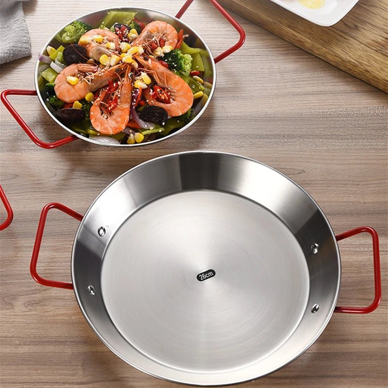 grande assiette argent poignet rouge