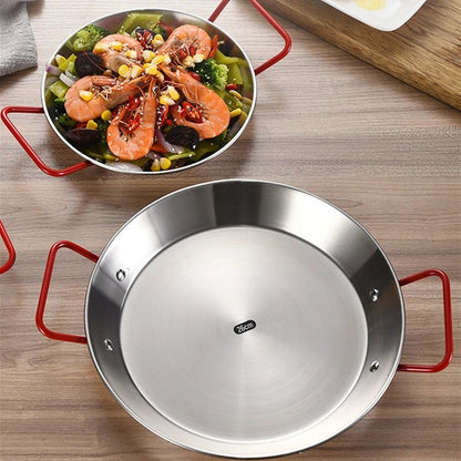grande assiette argent poignet rouge